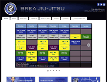 Tablet Screenshot of breajiujitsu.com